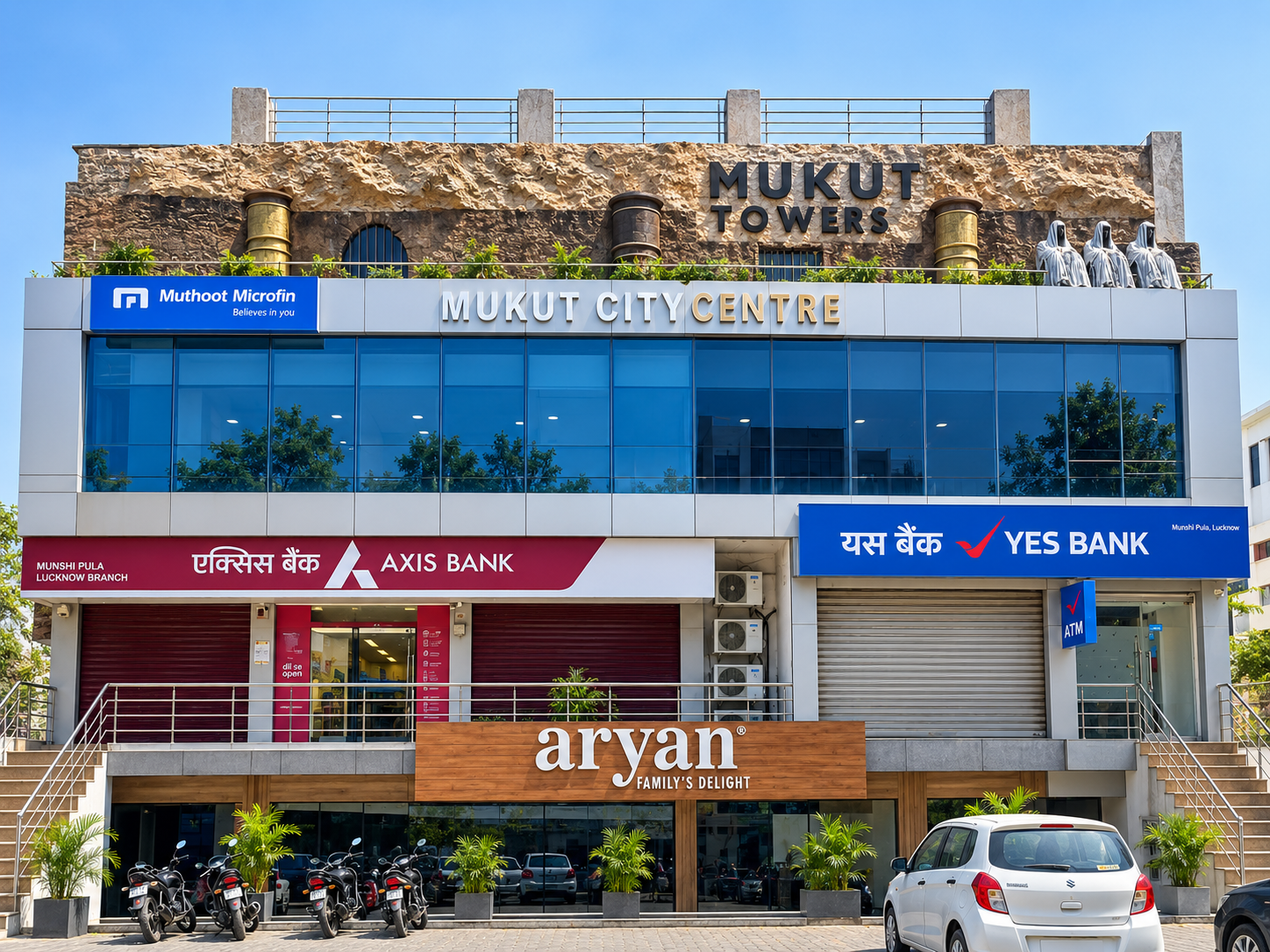 Mukut Tower, Munshipulia